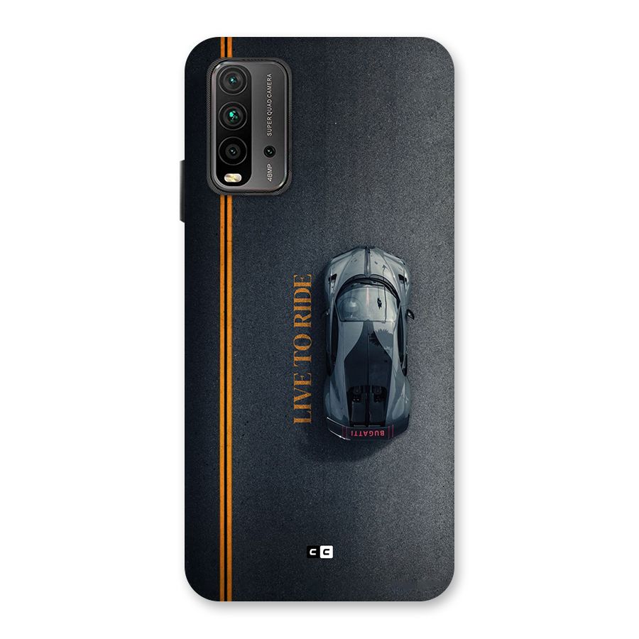 Live To Ride Back Case for Redmi 9 Power