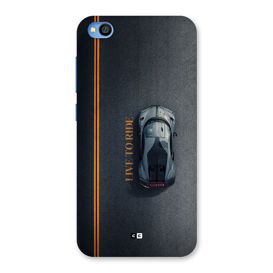 Live To Ride Back Case for Redmi Go