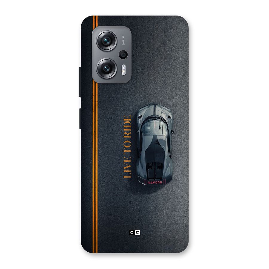 Live To Ride Back Case for Redmi K50i