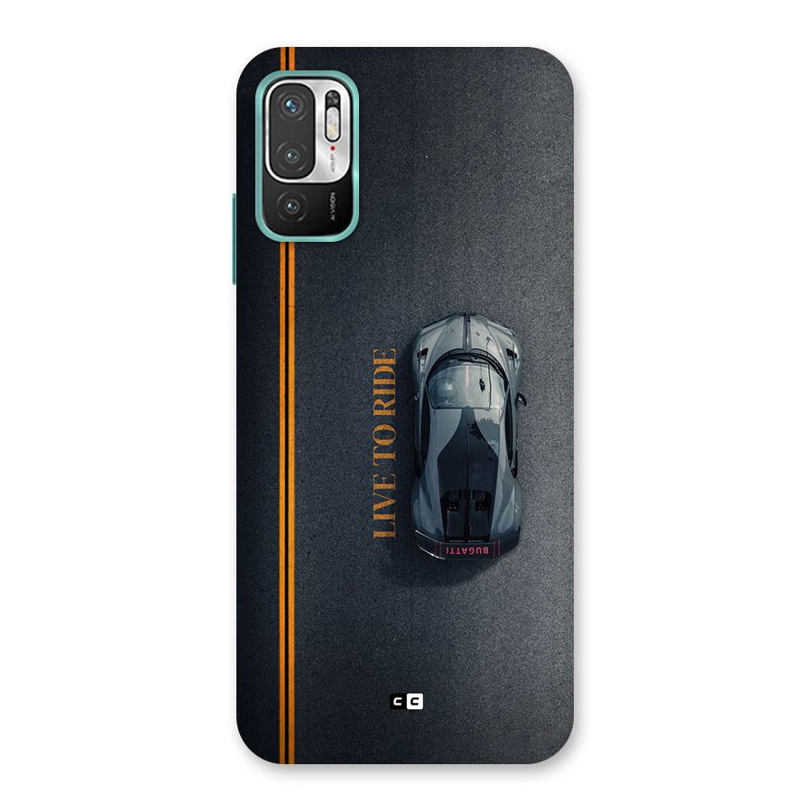 Live To Ride Back Case for Redmi Note 10T 5G