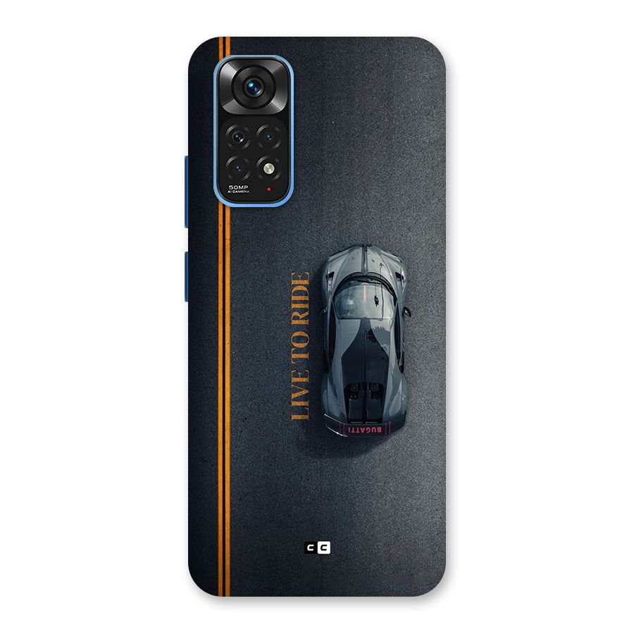 Live To Ride Back Case for Redmi Note 11S