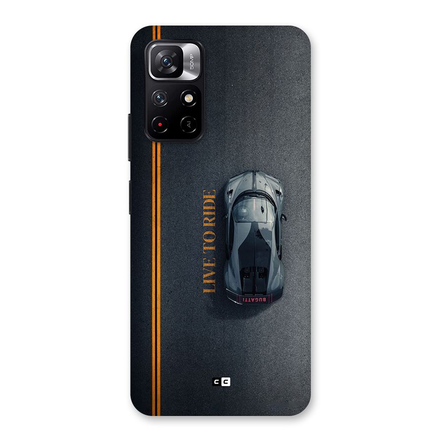 Live To Ride Back Case for Redmi Note 11T 5G