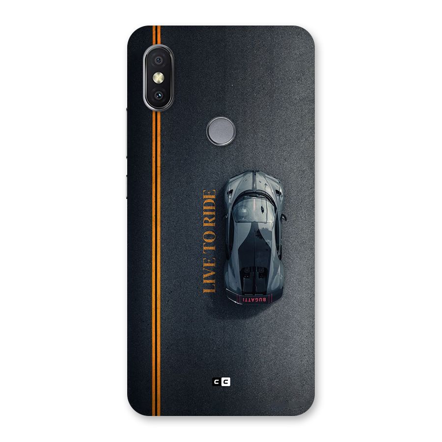 Live To Ride Back Case for Redmi Y2