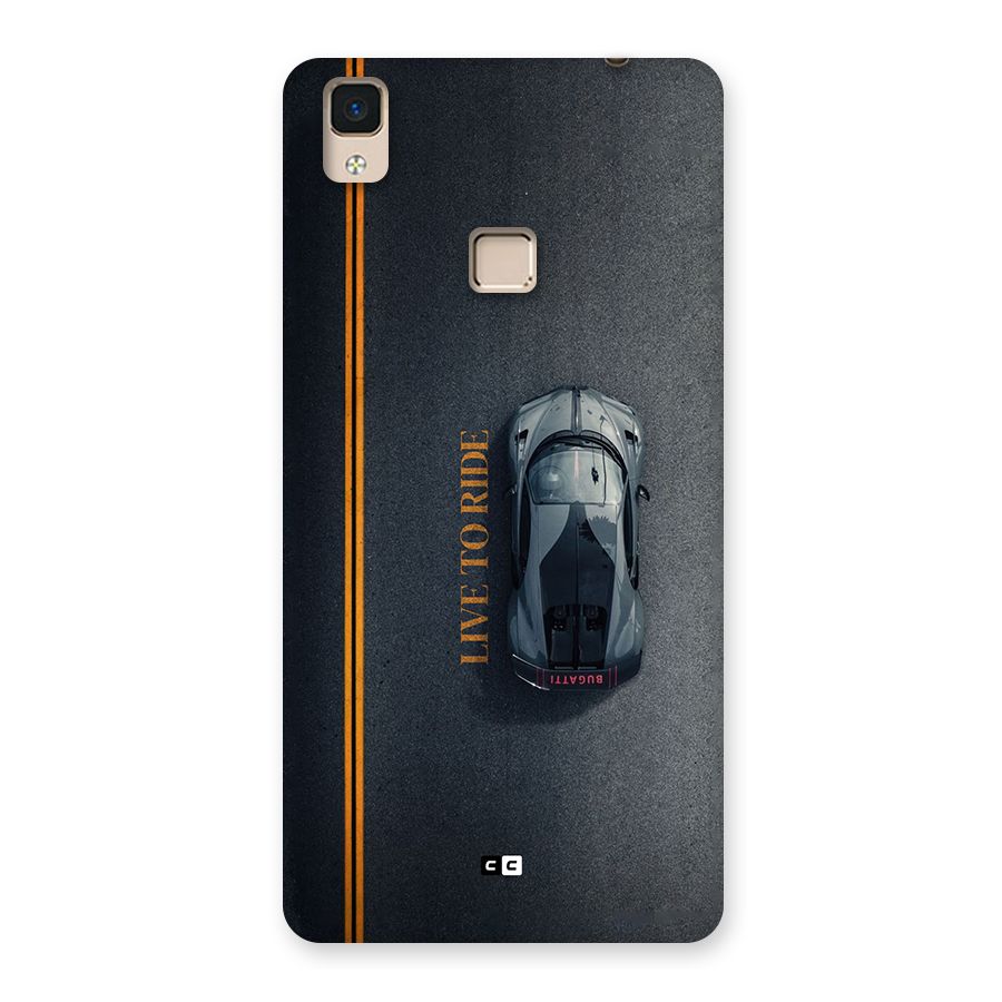 Live To Ride Back Case for V3 Max