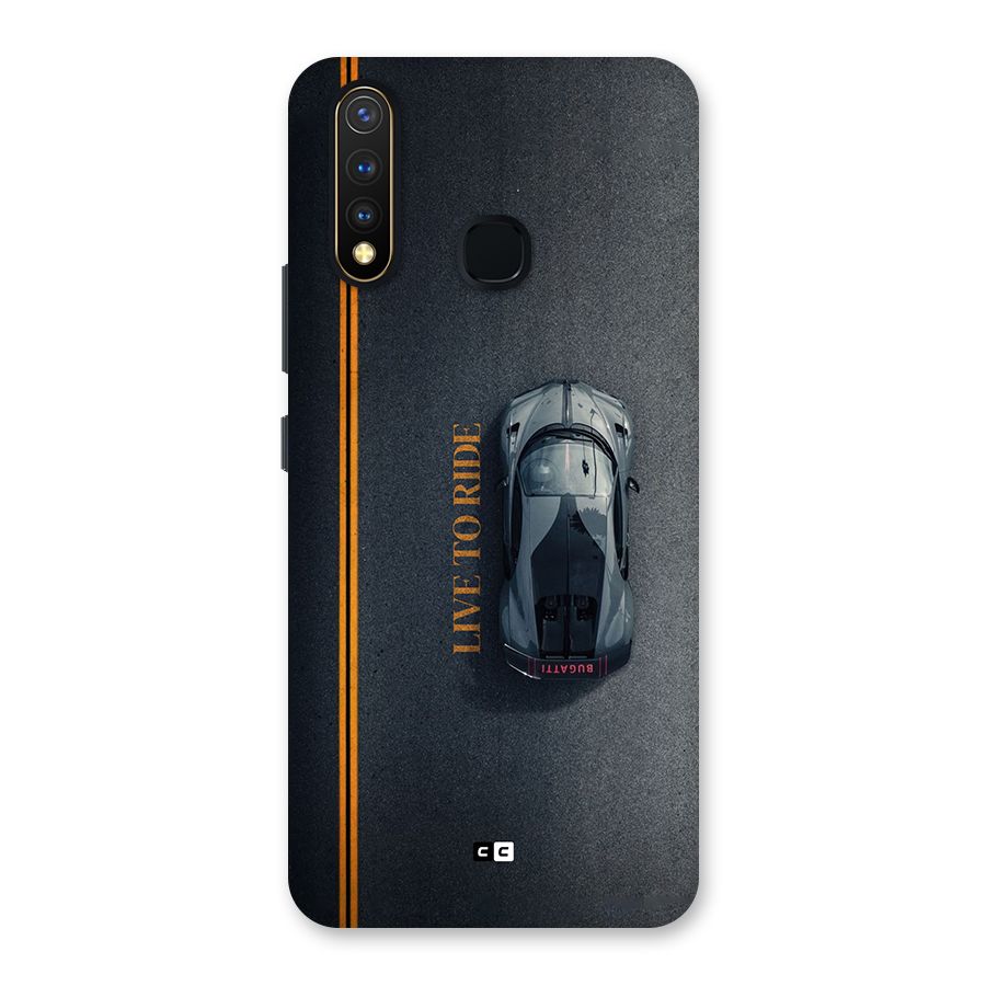 Live To Ride Back Case for Vivo U20
