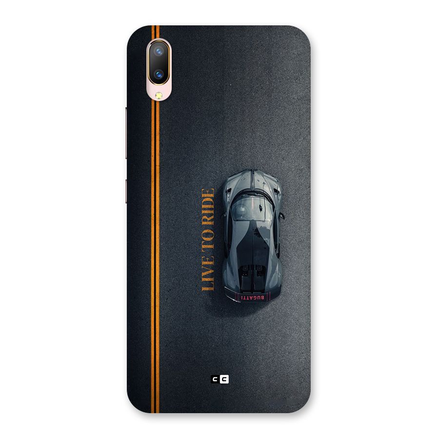 Live To Ride Back Case for Vivo V11 Pro