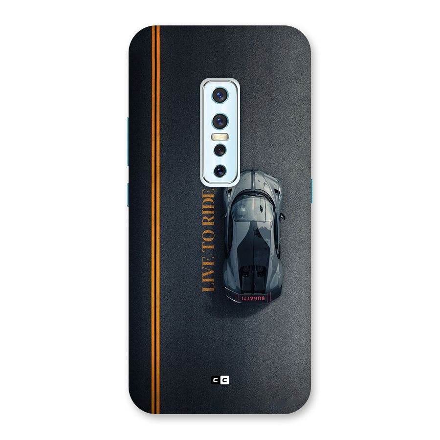Live To Ride Back Case for Vivo V17 Pro