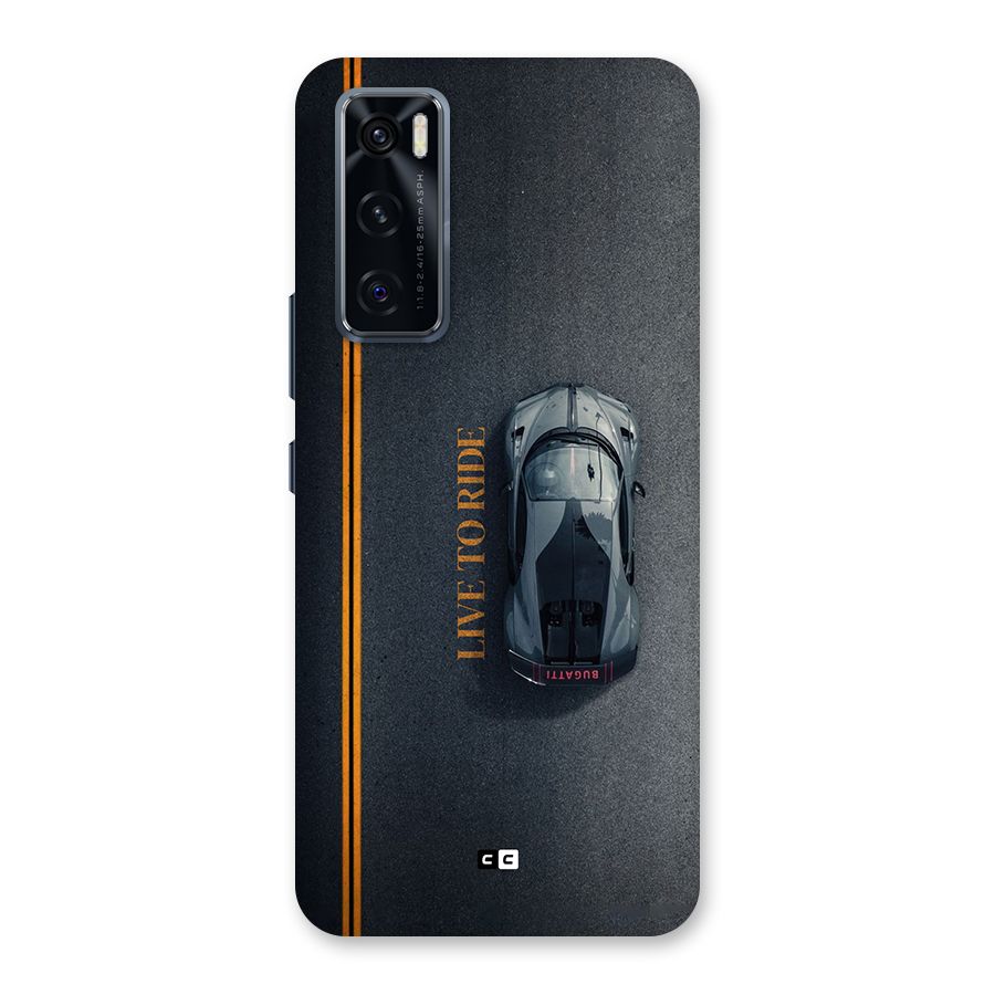 Live To Ride Back Case for Vivo V20 SE