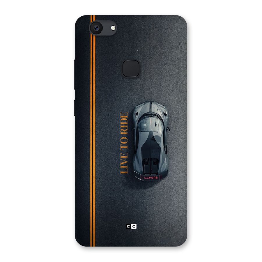 Live To Ride Back Case for Vivo V7 Plus