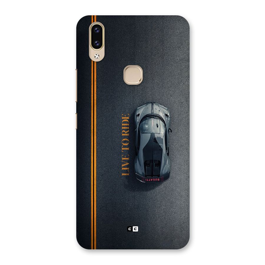 Live To Ride Back Case for Vivo V9 Youth