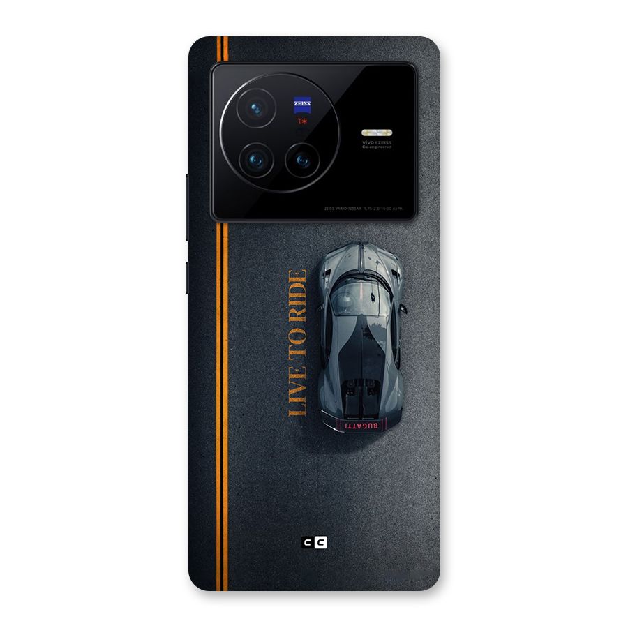 Live To Ride Back Case for Vivo X80