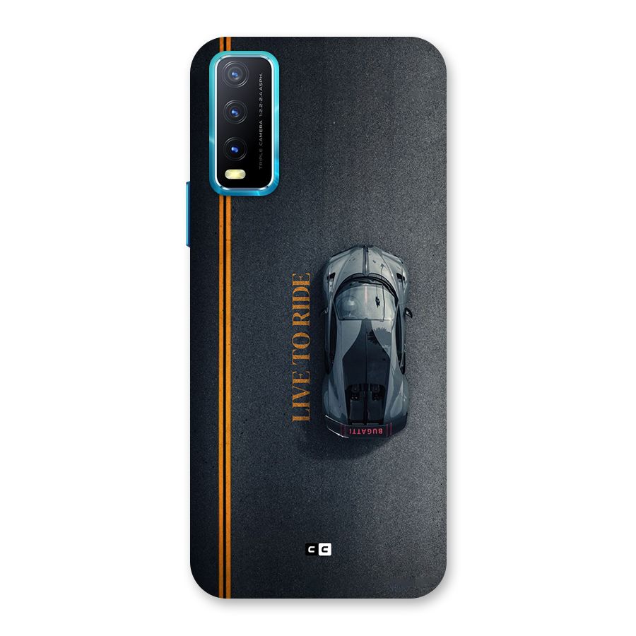 Live To Ride Back Case for Vivo Y20G