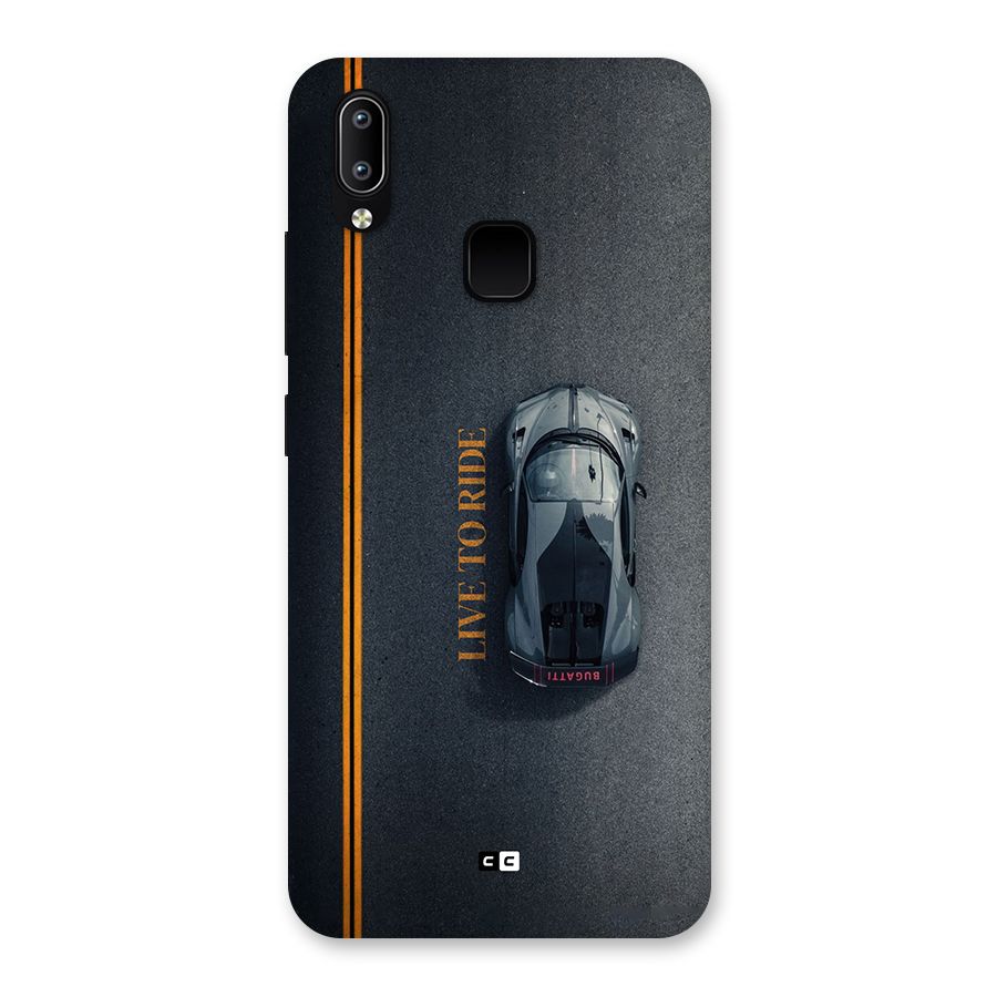 Live To Ride Back Case for Vivo Y93