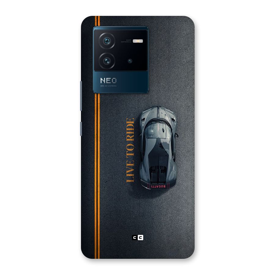 Live To Ride Back Case for Vivo iQOO Neo 6 5G