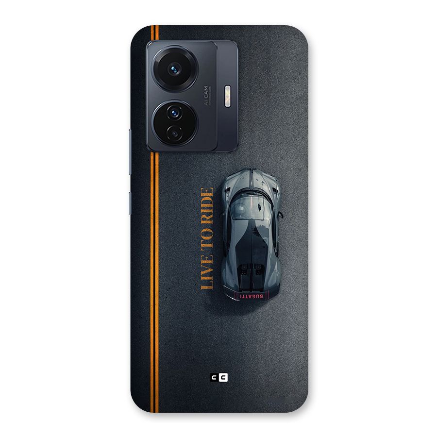 Live To Ride Back Case for Vivo iQOO Z6 Pro