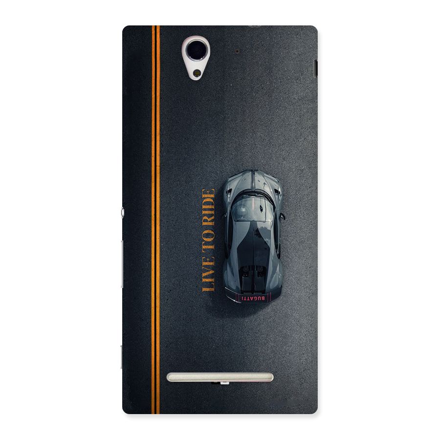 Live To Ride Back Case for Xperia C3