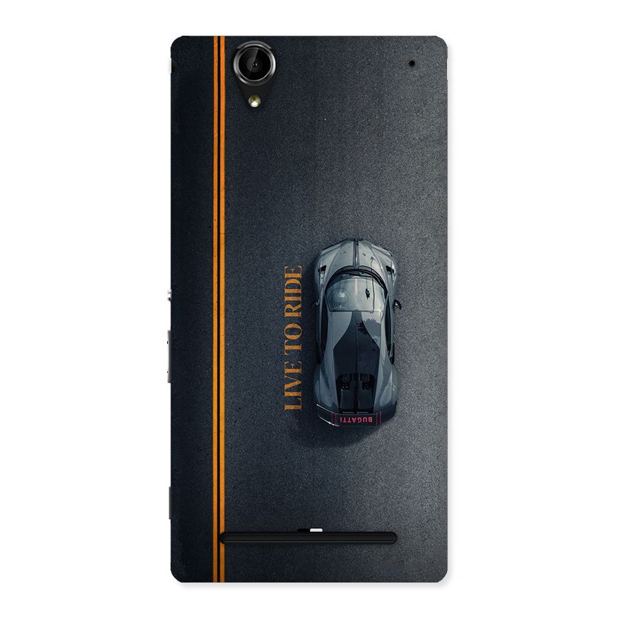 Live To Ride Back Case for Xperia T2