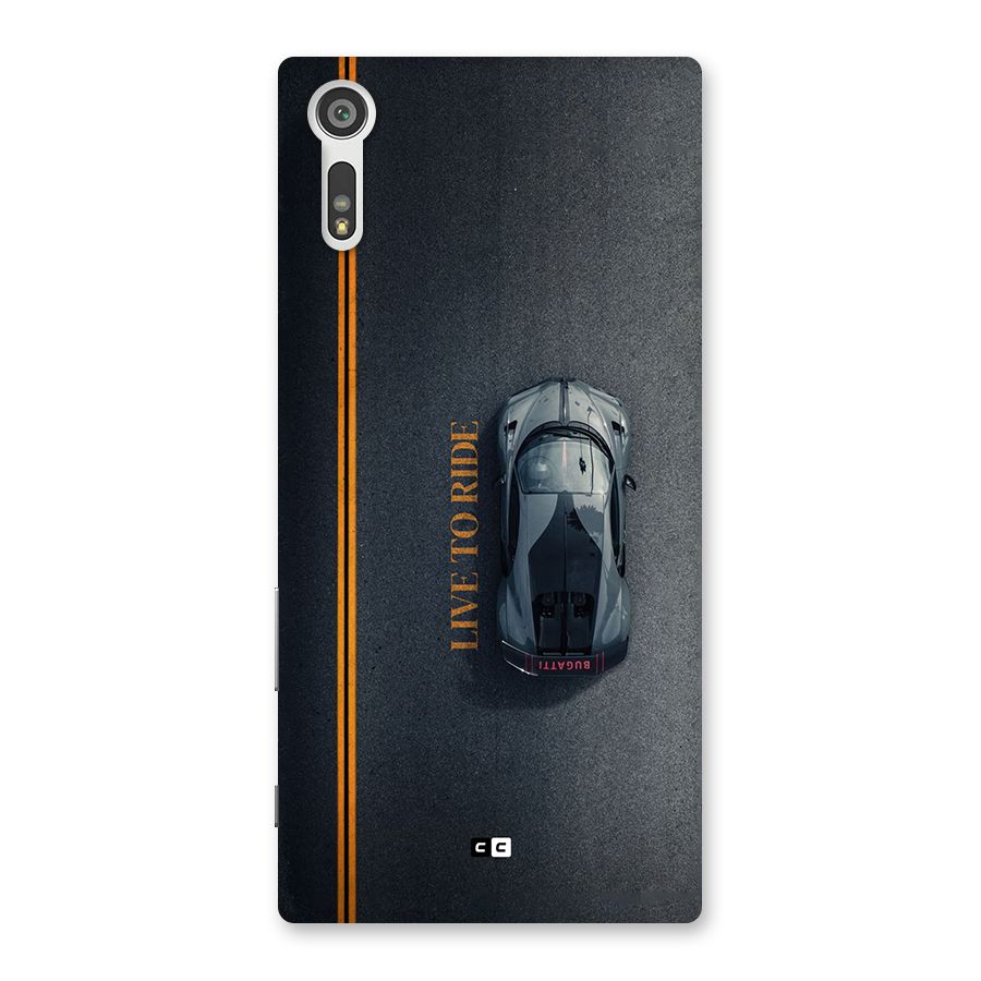 Live To Ride Back Case for Xperia XZ