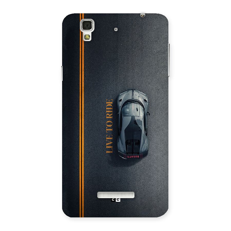 Live To Ride Back Case for YU Yureka Plus