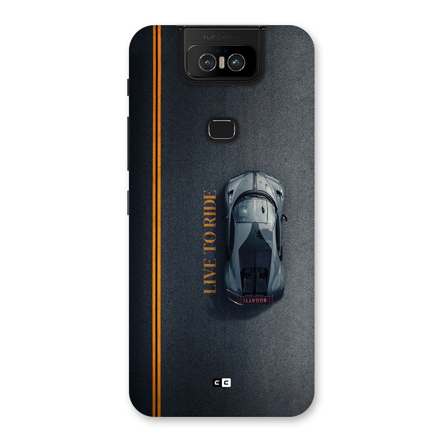 Live To Ride Back Case for Zenfone 6z