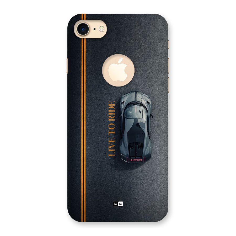 Live To Ride Back Case for iPhone 7 Logo Cut