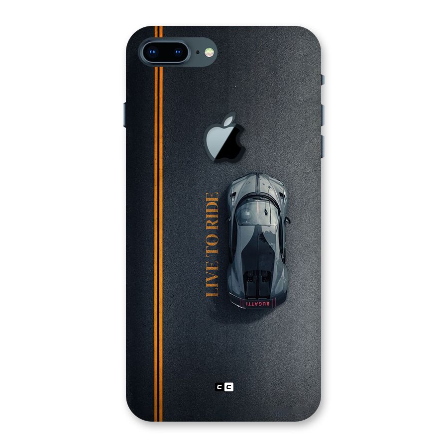 Live To Ride Back Case for iPhone 7 Plus Apple Cut