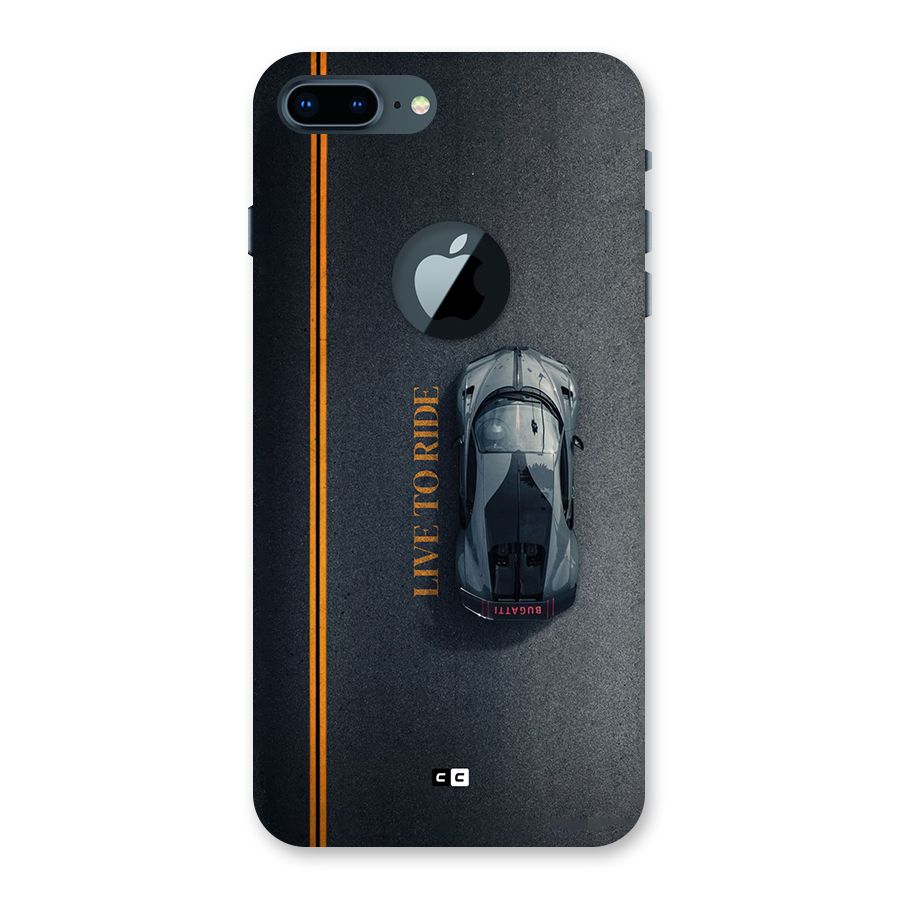 Live To Ride Back Case for iPhone 7 Plus Logo Cut