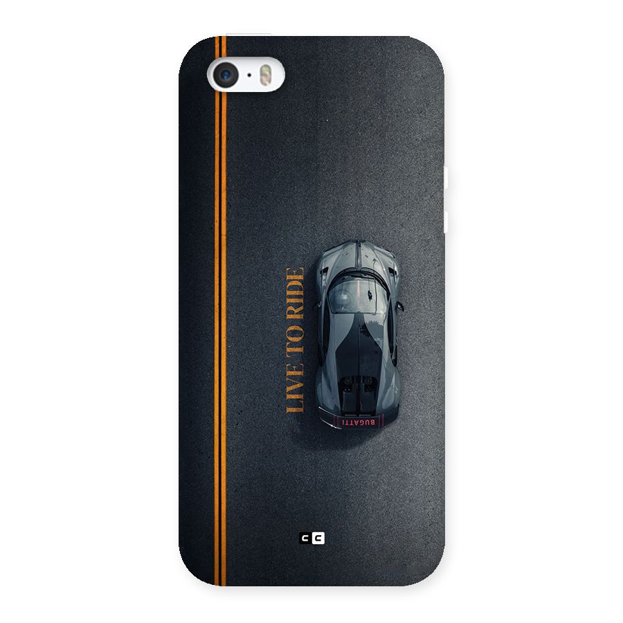 Live To Ride Back Case for iPhone SE 2016