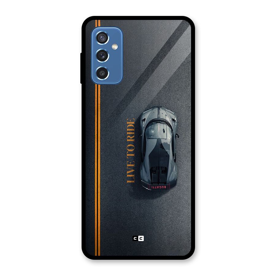 Live To Ride Glass Back Case for Galaxy M52 5G