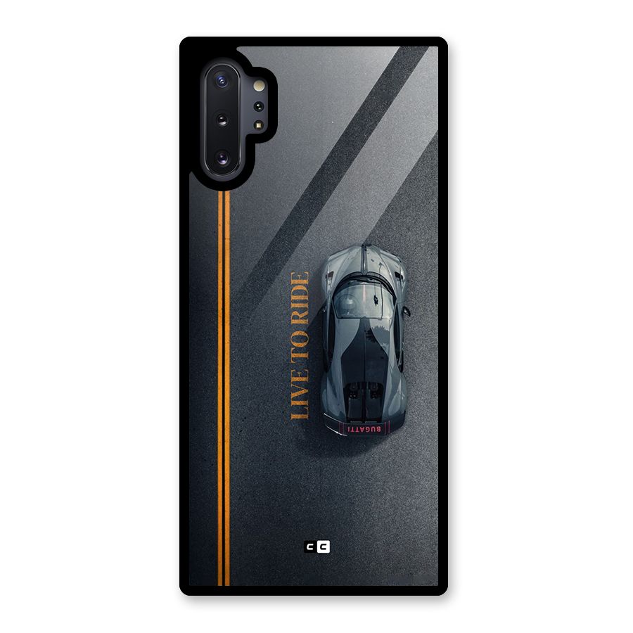 Live To Ride Glass Back Case for Galaxy Note 10 Plus