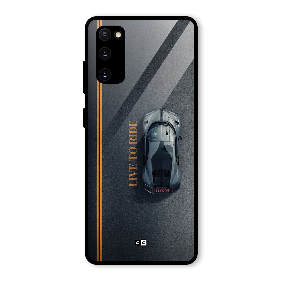 Live To Ride Glass Back Case for Galaxy S20 FE 5G