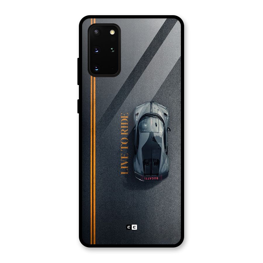 Live To Ride Glass Back Case for Galaxy S20 Plus