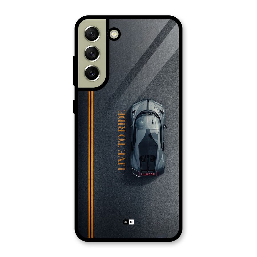 Live To Ride Glass Back Case for Galaxy S21 FE 5G