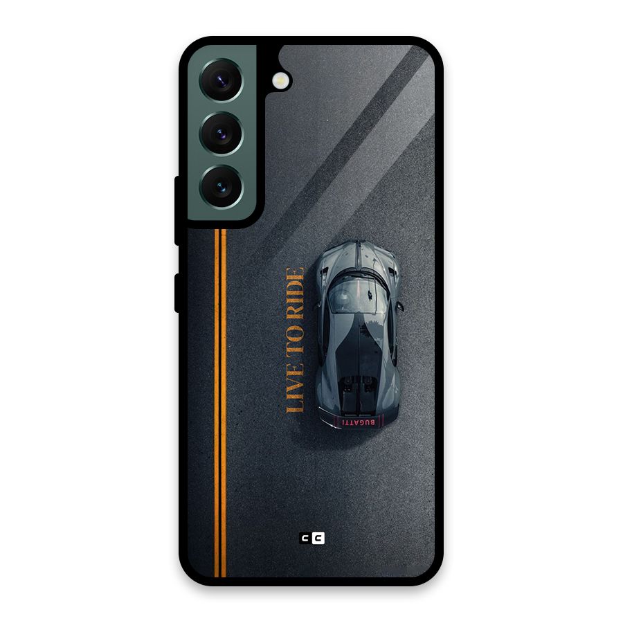 Live To Ride Glass Back Case for Galaxy S22 5G
