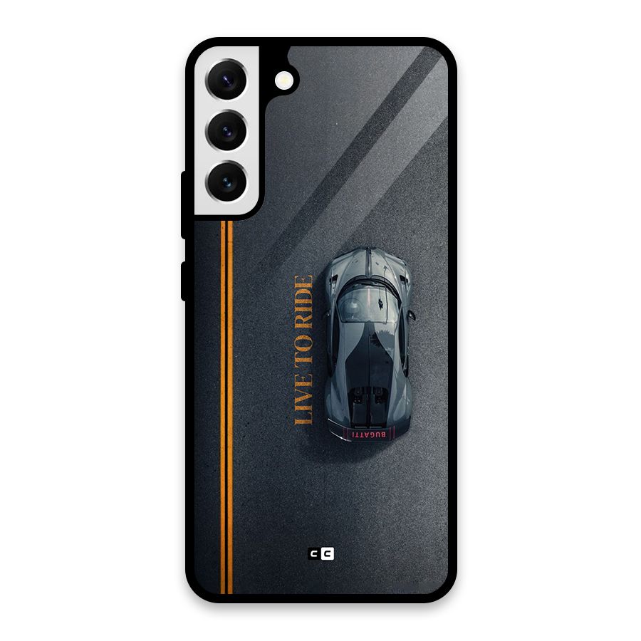 Live To Ride Glass Back Case for Galaxy S22 Plus 5G