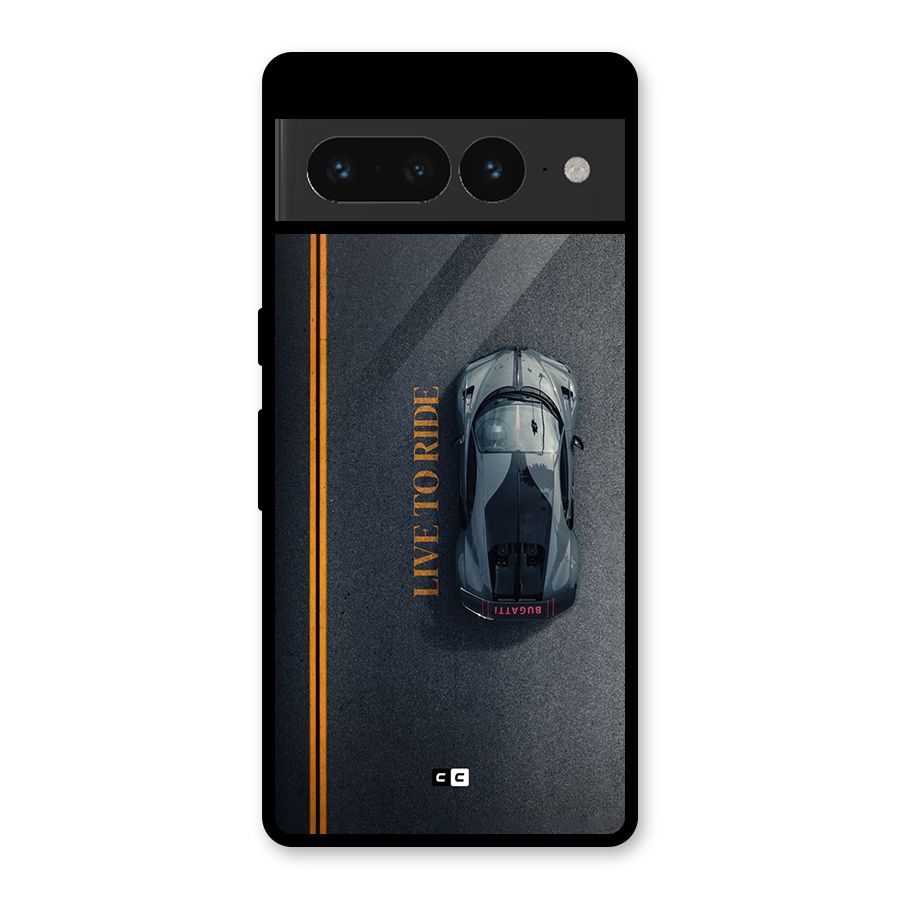 Live To Ride Glass Back Case for Google Pixel 7 Pro