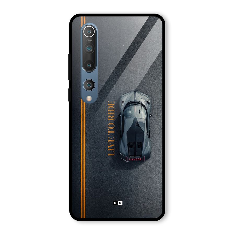 Live To Ride Glass Back Case for Mi 10