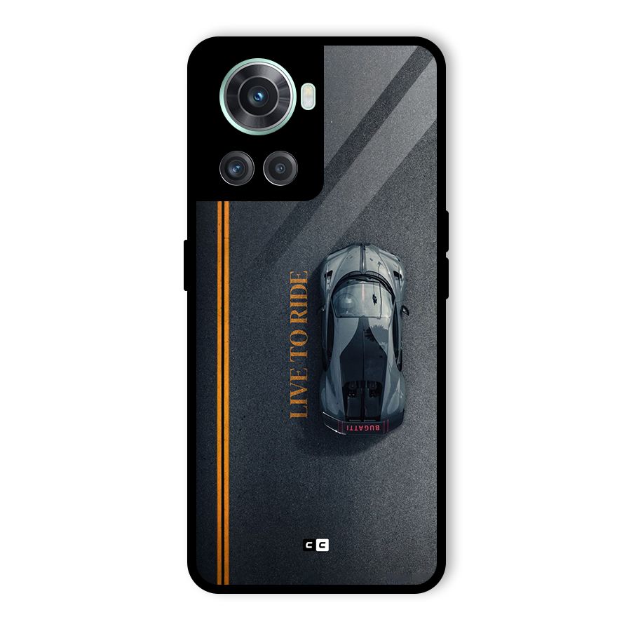 Live To Ride Glass Back Case for OnePlus 10R