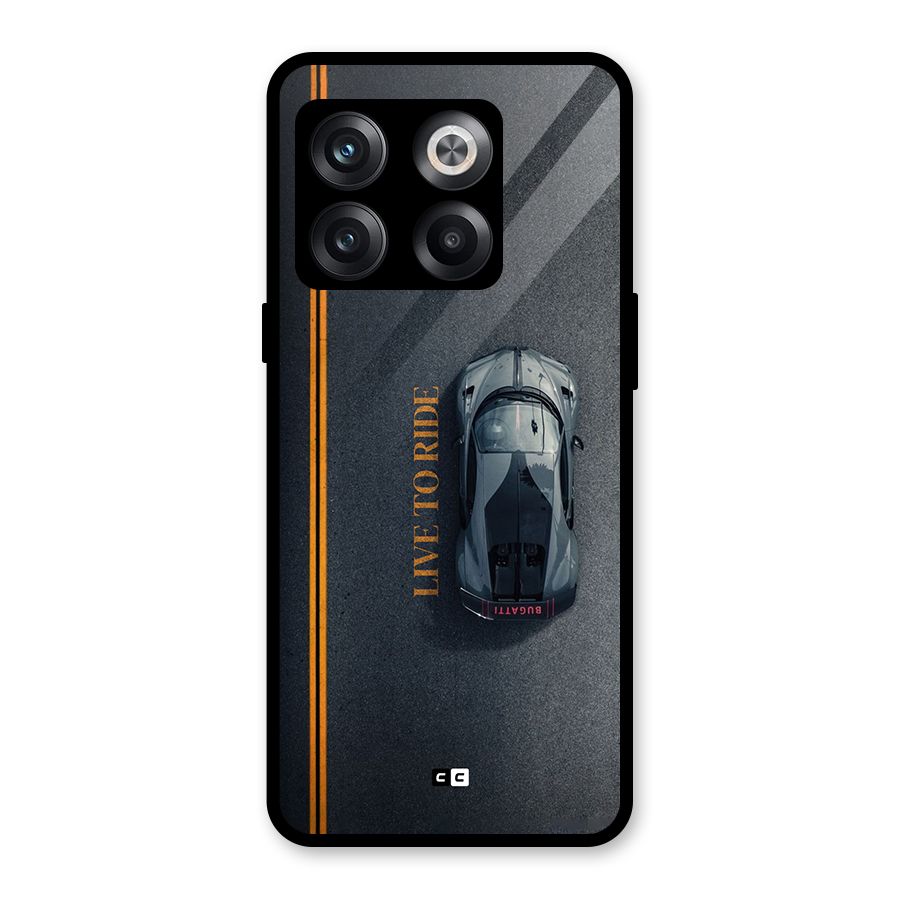 Live To Ride Glass Back Case for OnePlus 10T