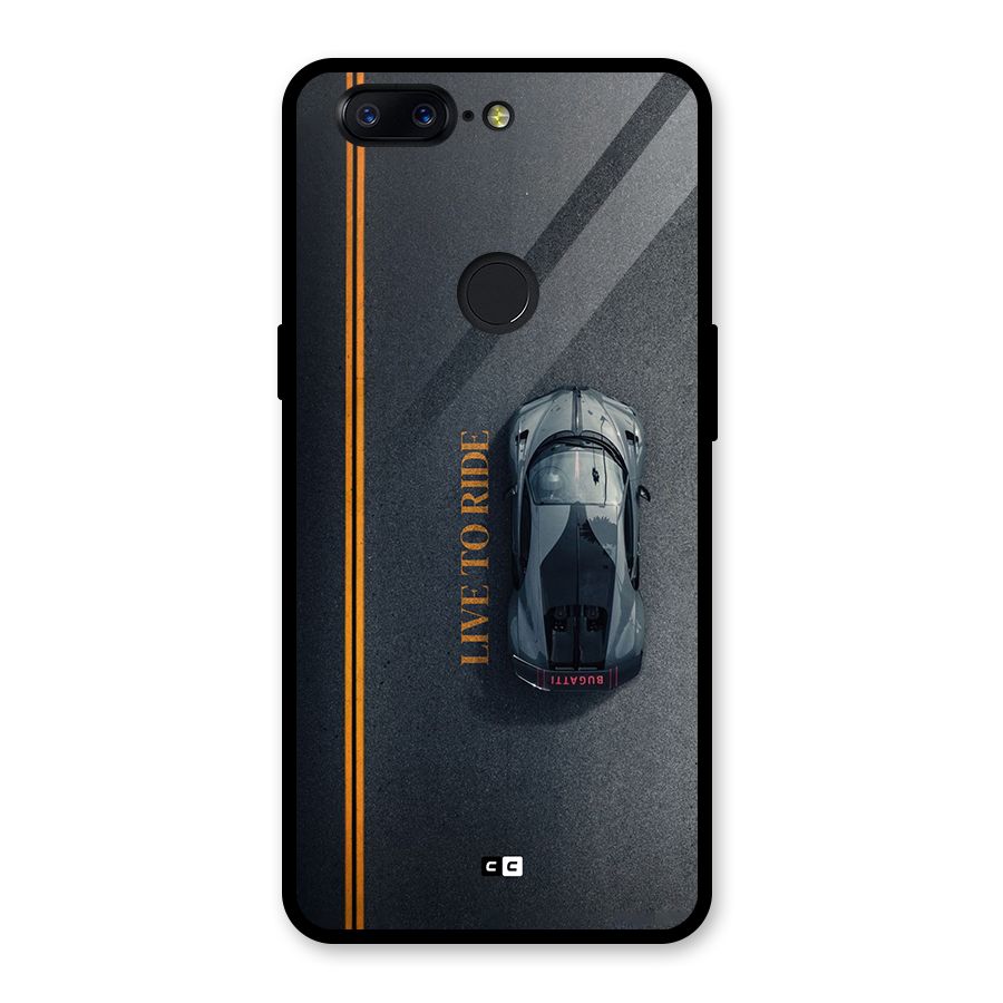 Live To Ride Glass Back Case for OnePlus 5T