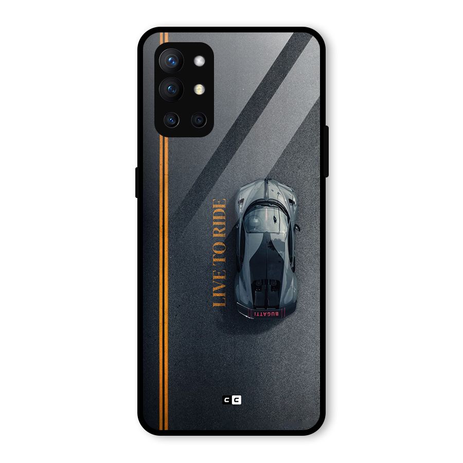 Live To Ride Glass Back Case for OnePlus 9R