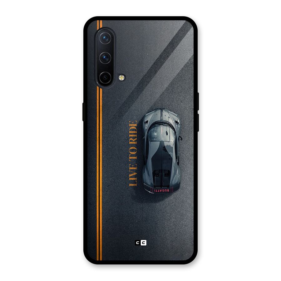 Live To Ride Glass Back Case for OnePlus Nord CE 5G