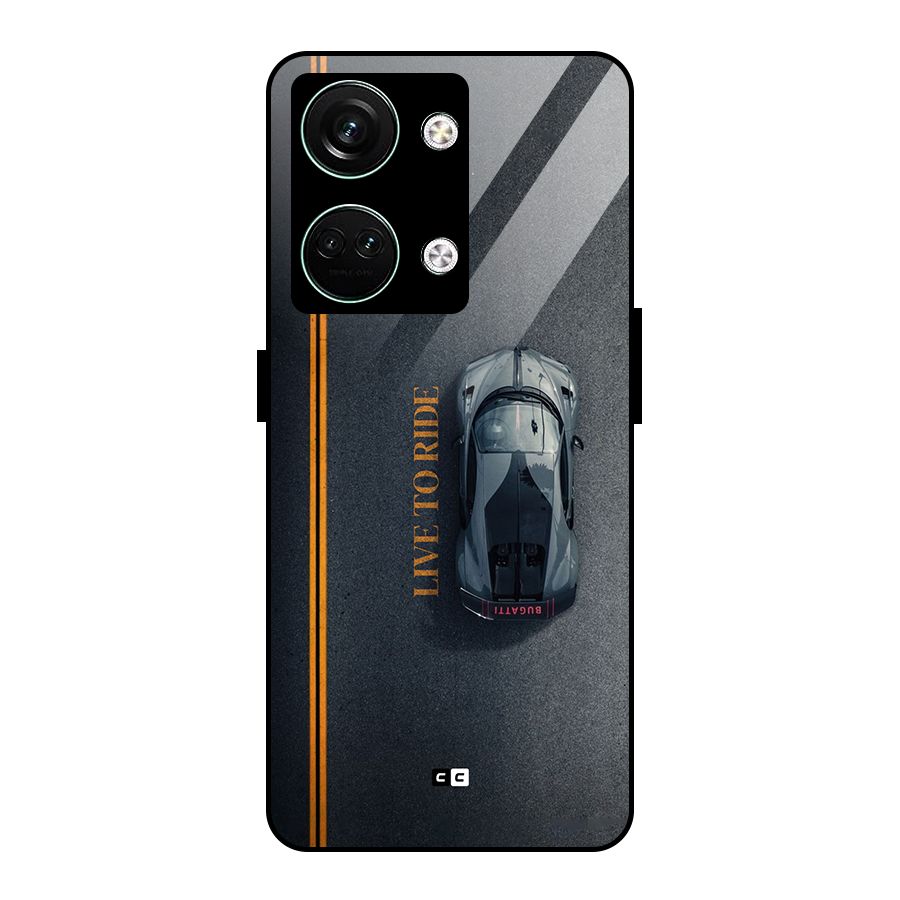 Live To Ride Glass Back Case for Oneplus Nord 3