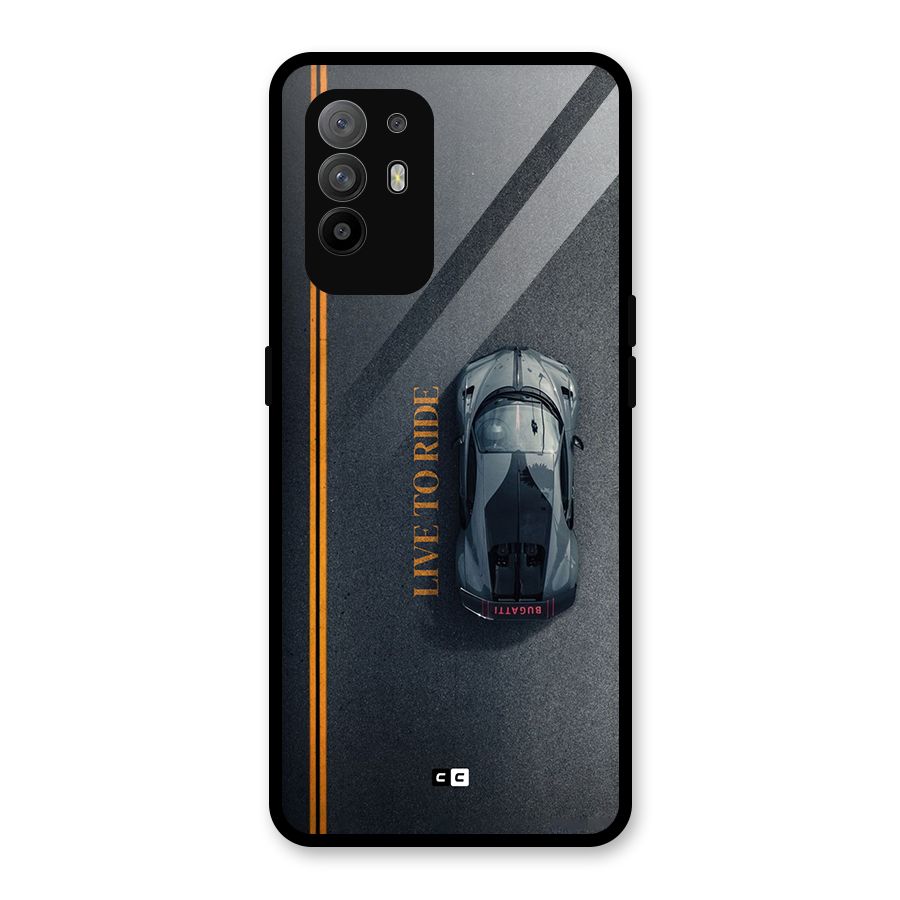 Live To Ride Glass Back Case for Oppo F19 Pro Plus 5G