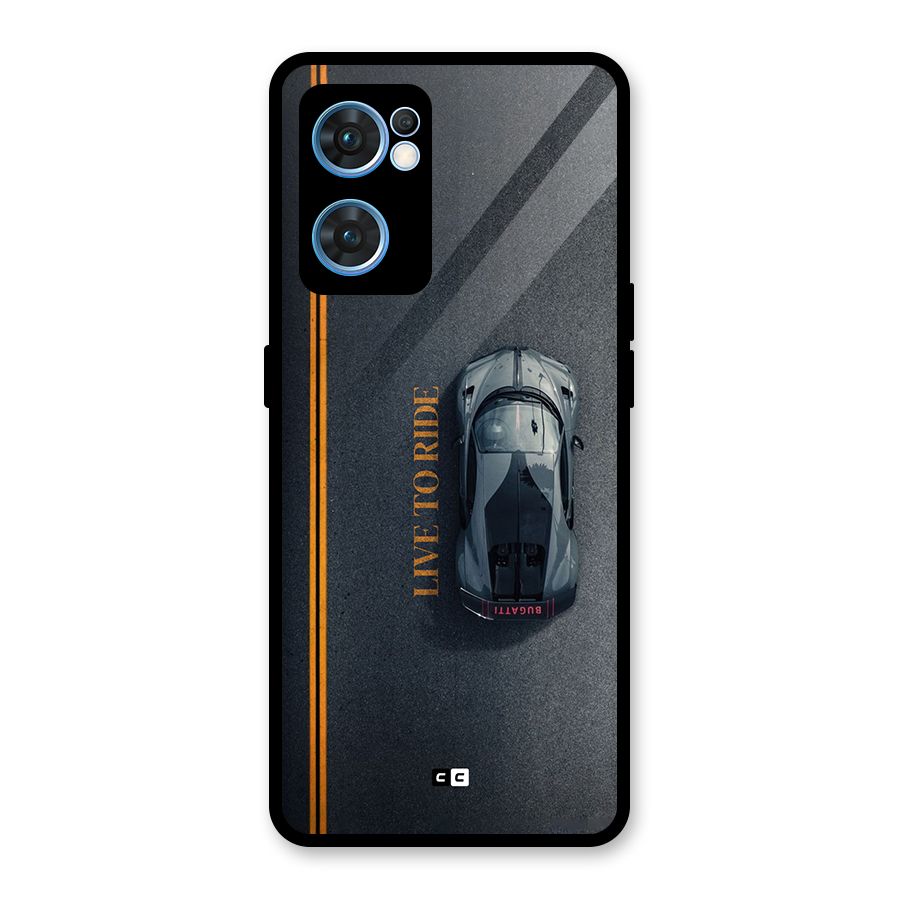 Live To Ride Glass Back Case for Oppo Reno7 5G