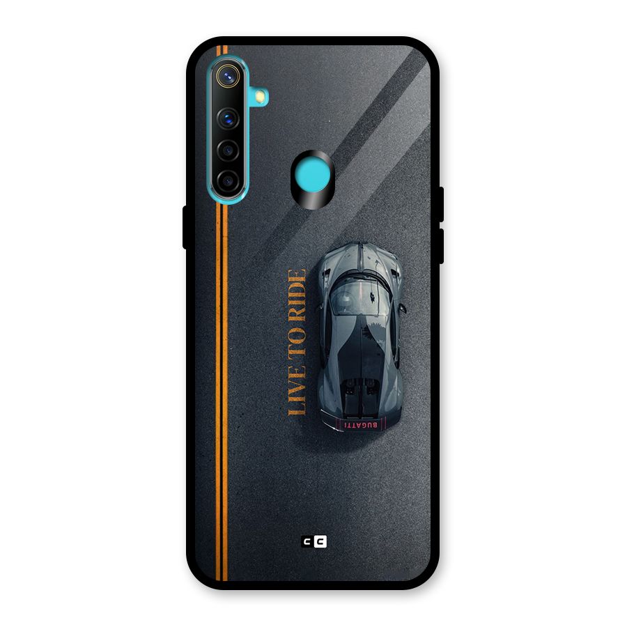 Live To Ride Glass Back Case for Realme 5s