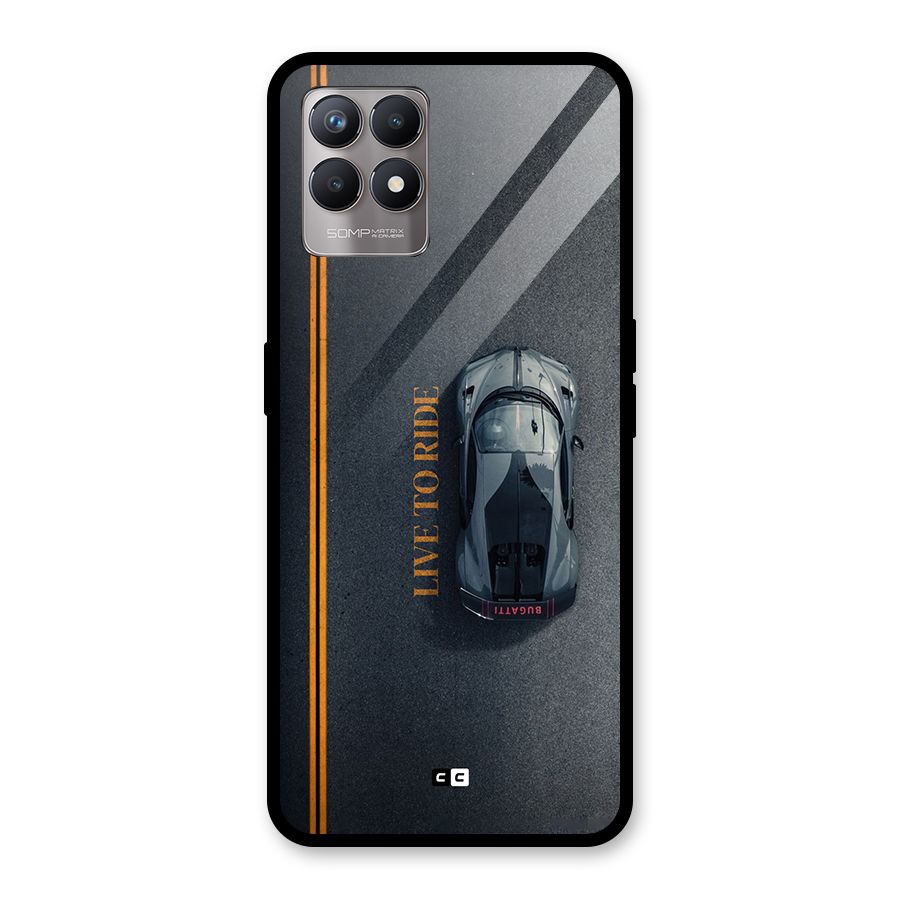 Live To Ride Glass Back Case for Realme 8i