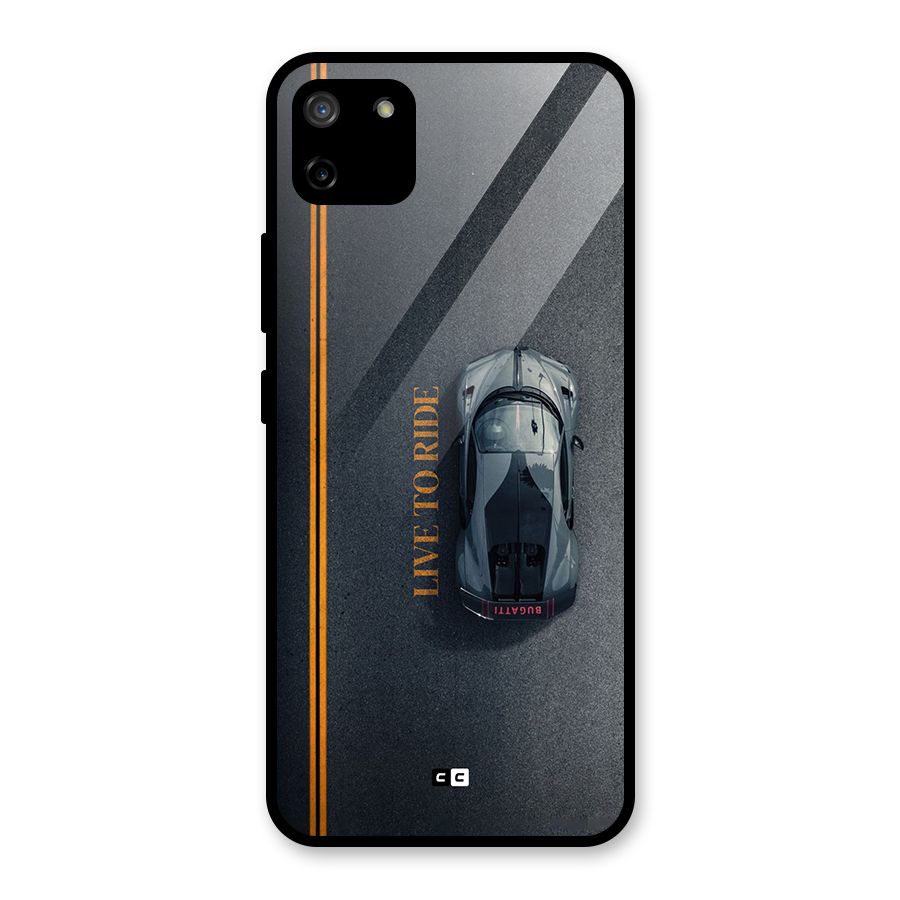 Live To Ride Glass Back Case for Realme C11