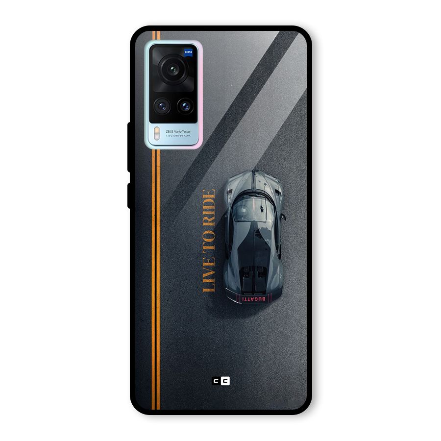 Live To Ride Glass Back Case for Vivo X60