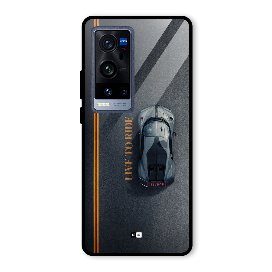 Live To Ride Glass Back Case for Vivo X60 Pro Plus